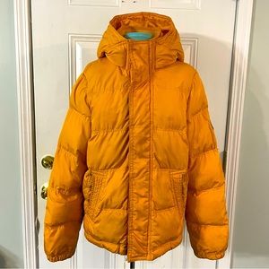 Abercrombie & Fitch Large Kempshall Yellow Down Jacket